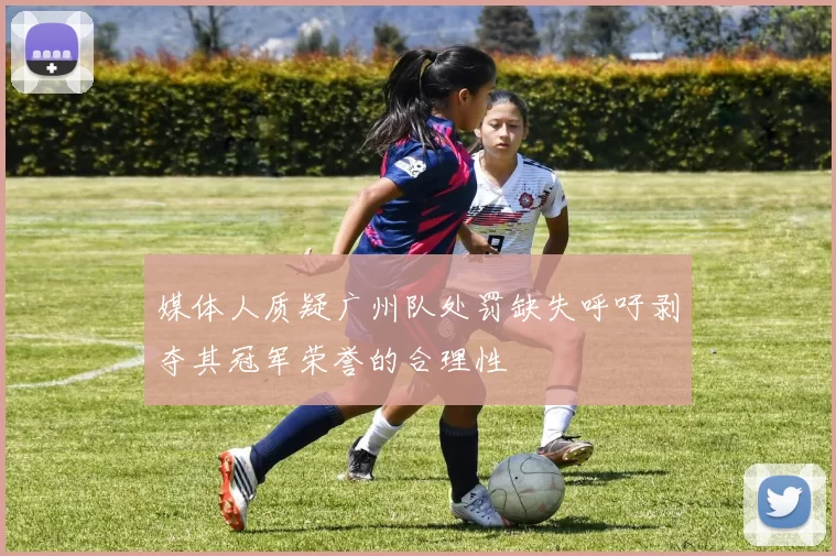 媒体人质疑广州队处罚缺失呼吁剥夺其冠军荣誉的合理性